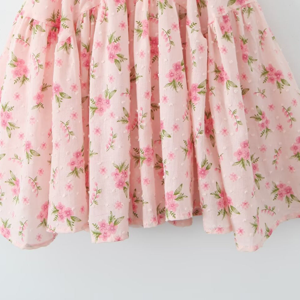 Floral Smocked Ruffle Mini Dress