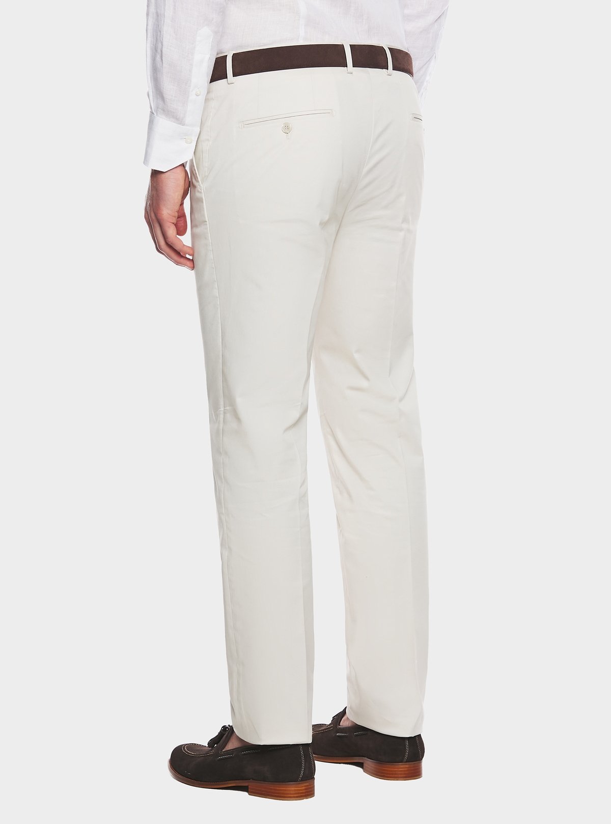 Pantalone in cotone elasticizzato-2