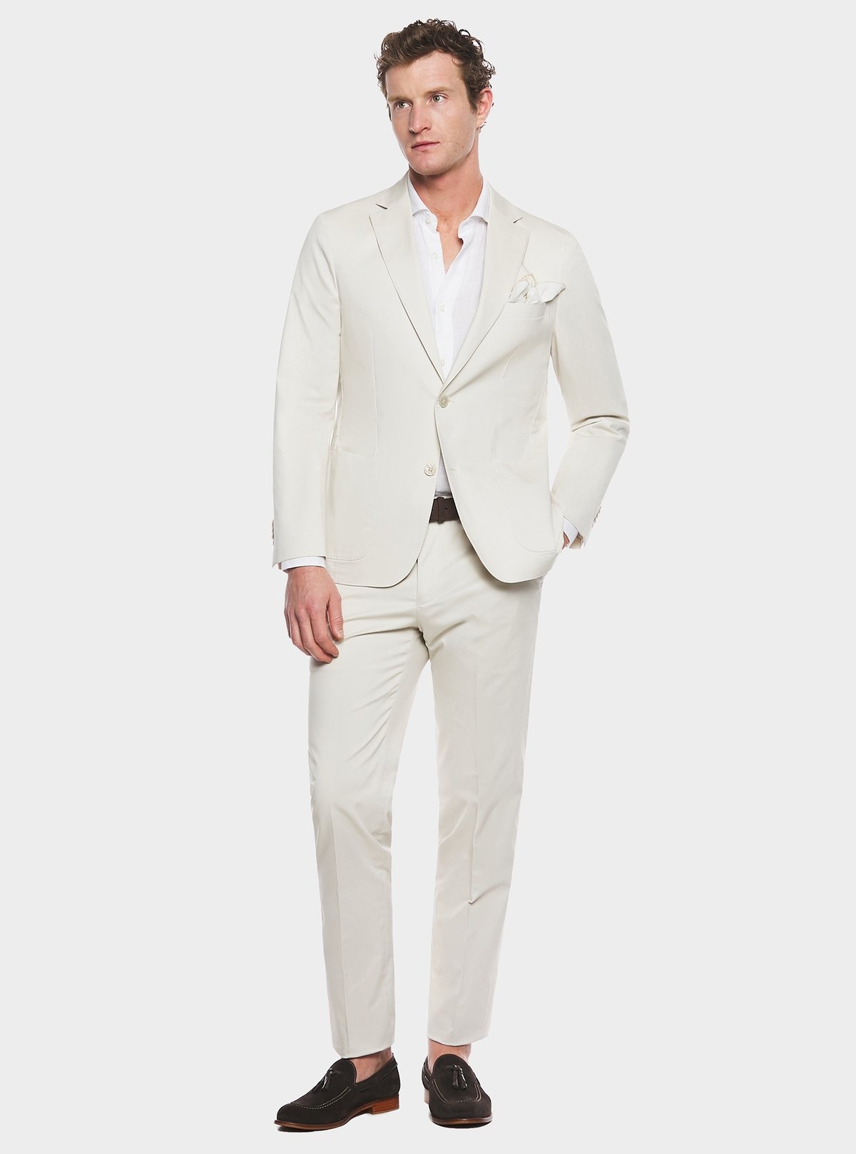Pantalone in cotone elasticizzato-3