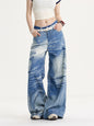 Vintage Wash Blue Baggy Jeans