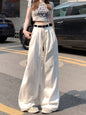 High-Waist Oversized Street Trousers
