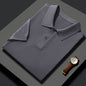 Textured knit polo shirt