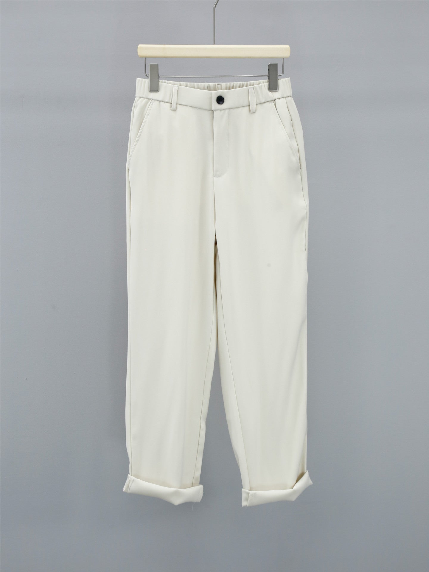 Tailored cuffed trousers