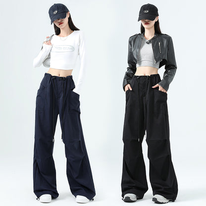 Utility Wide-Leg Cargo Pants