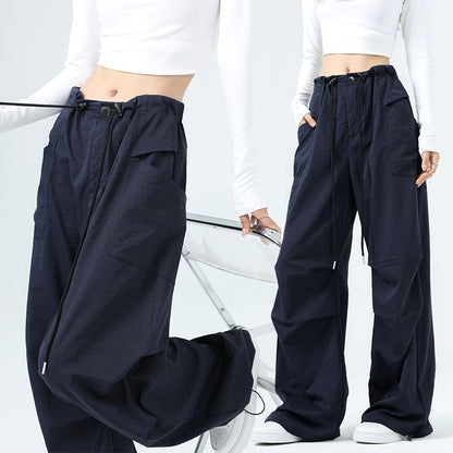 Utility Wide-Leg Cargo Pants