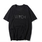 witch print casual T-shirt