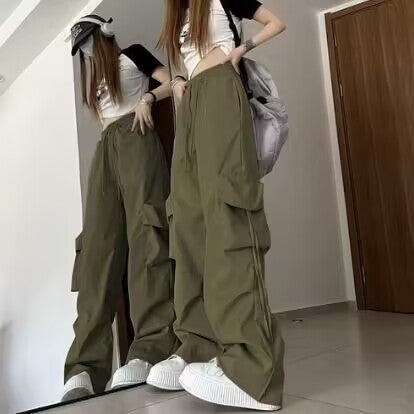 Oversized Parachute Cargo Pants