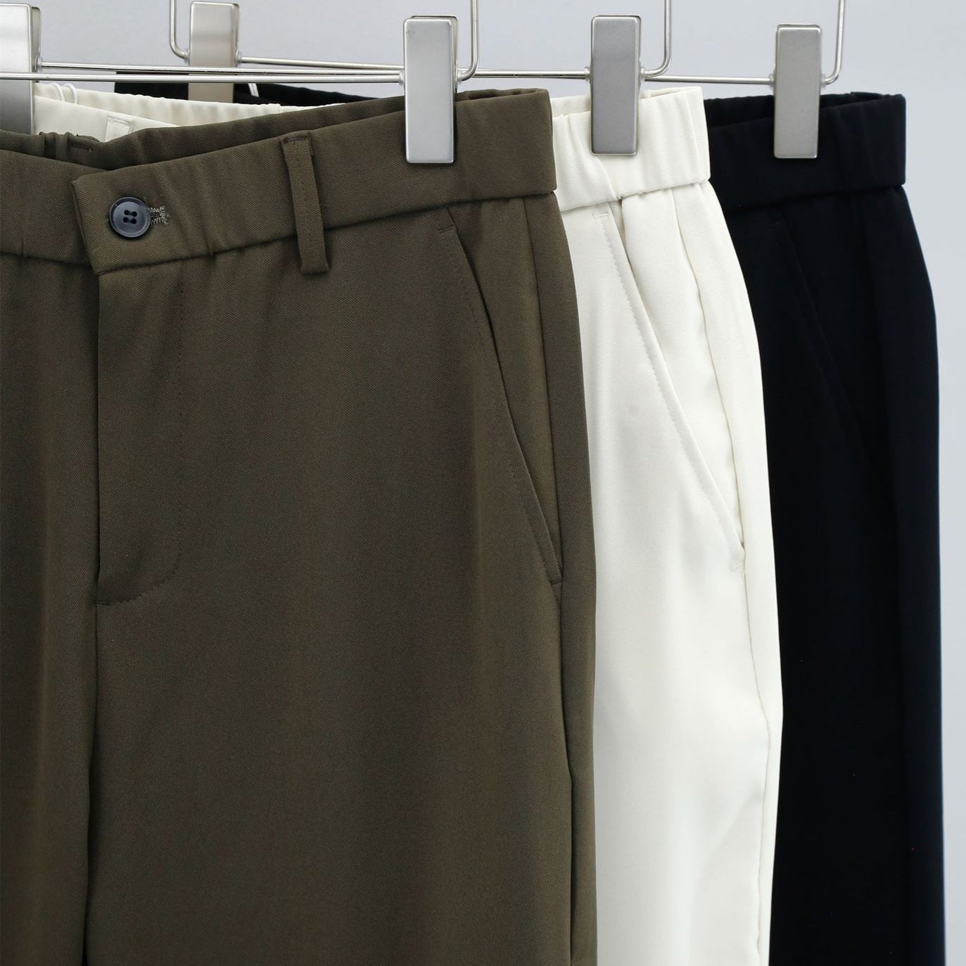 Tailored cuffed trousers