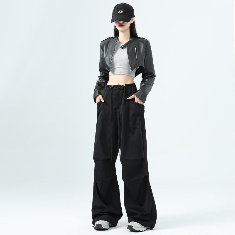 Utility Wide-Leg Cargo Pants