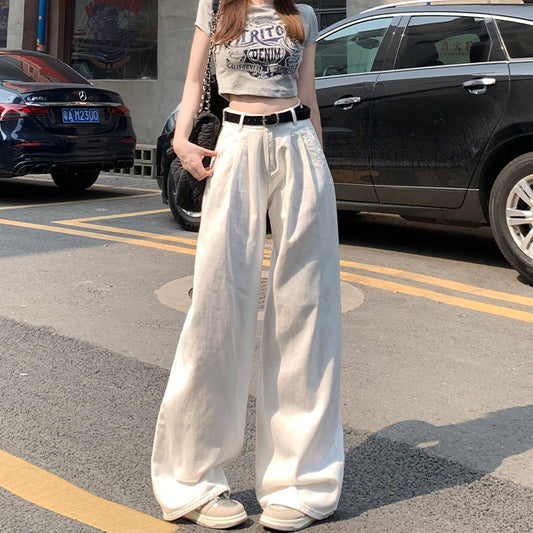 High-Waist Oversized Street Trousers