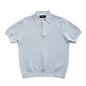Textured Knit Polo shirt with Classic Collar
