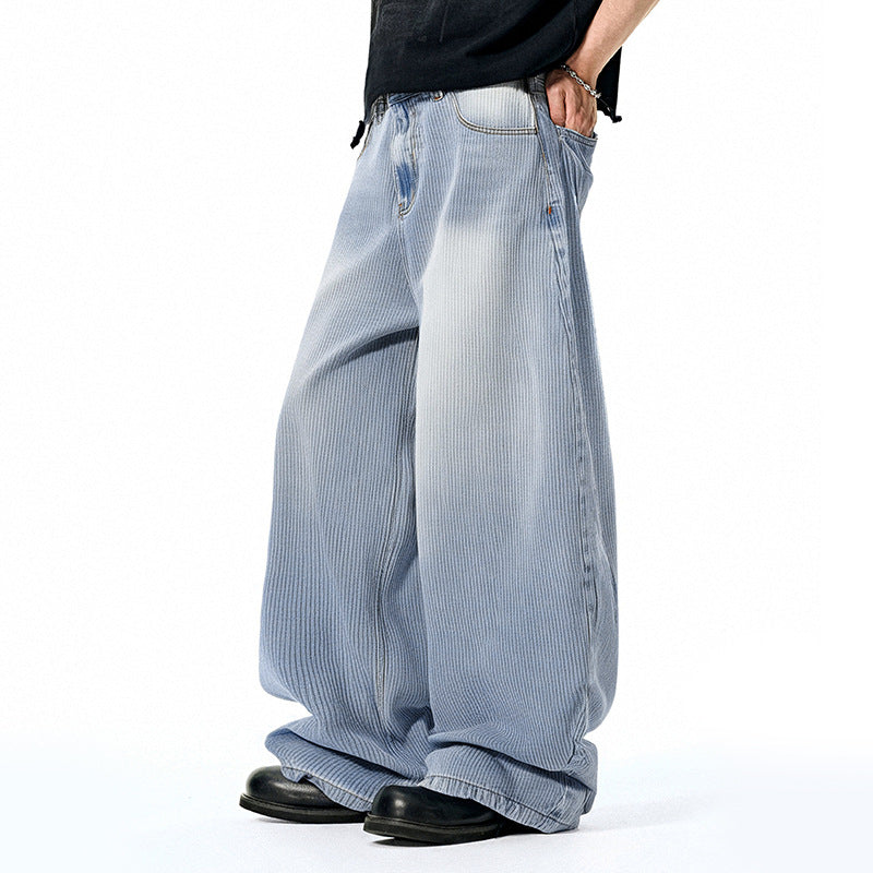 Wide-Leg Palazzo Jeans