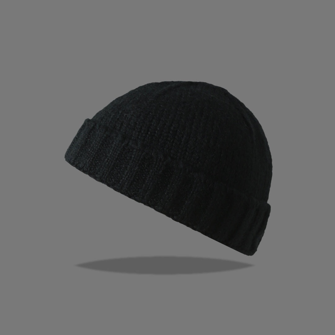 Chunky Knit Fold Beanie