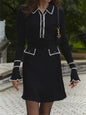 Elegant Riviera Button Dress