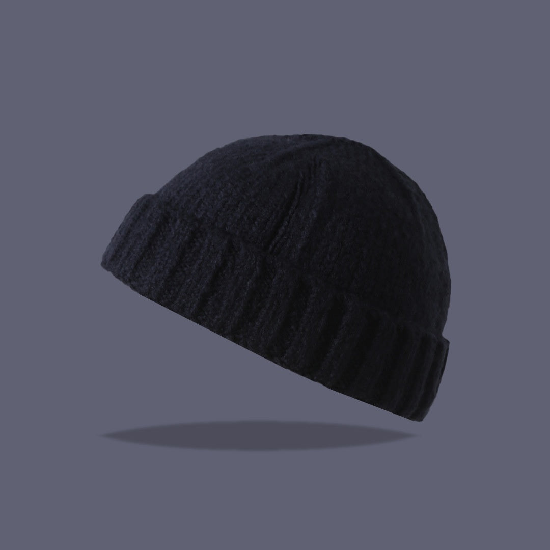 Chunky Knit Fold Beanie