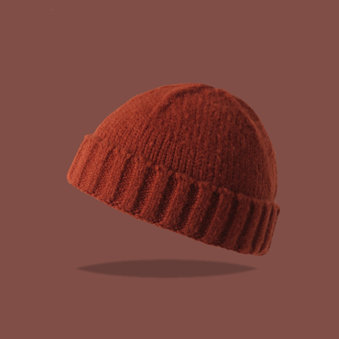 Chunky Knit Fold Beanie