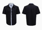 Male Niche Striped Contrasting Patchwork Shirt Top