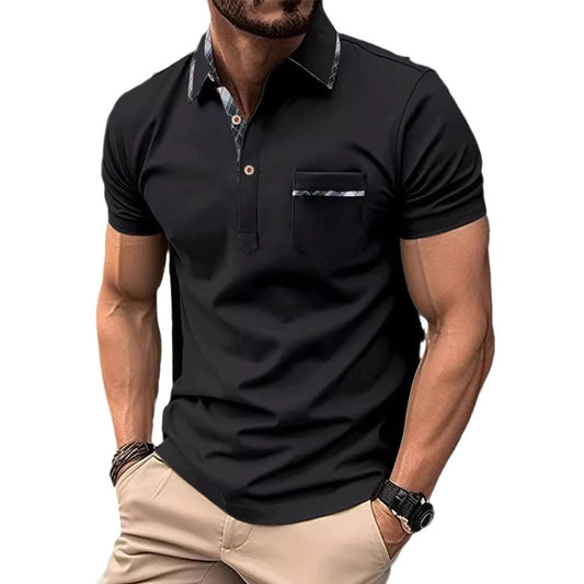 Slim-fit polo shirt with contrast details