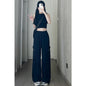 Loose Fit Drawstring Cargo Pants