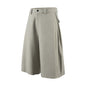 Wide-Leg Tailored Shorts
