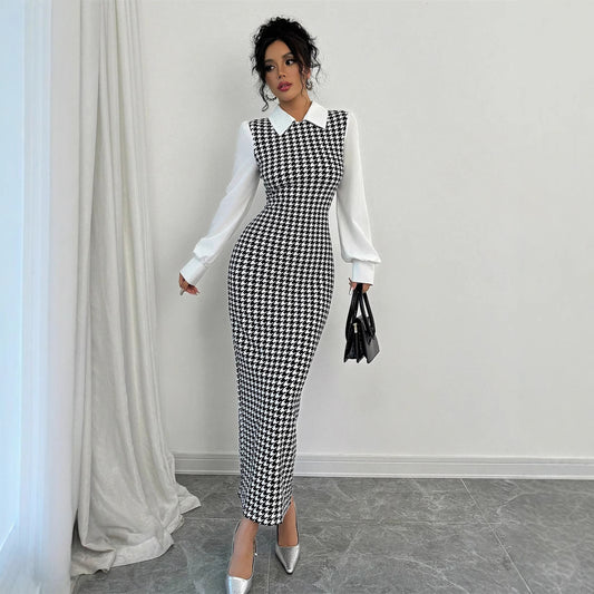 Fashion Fake Two Pieces Women's Dress