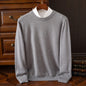 Fine knit crew neck sweater