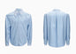 Male Niche Striped Contrasting Patchwork Shirt Top
