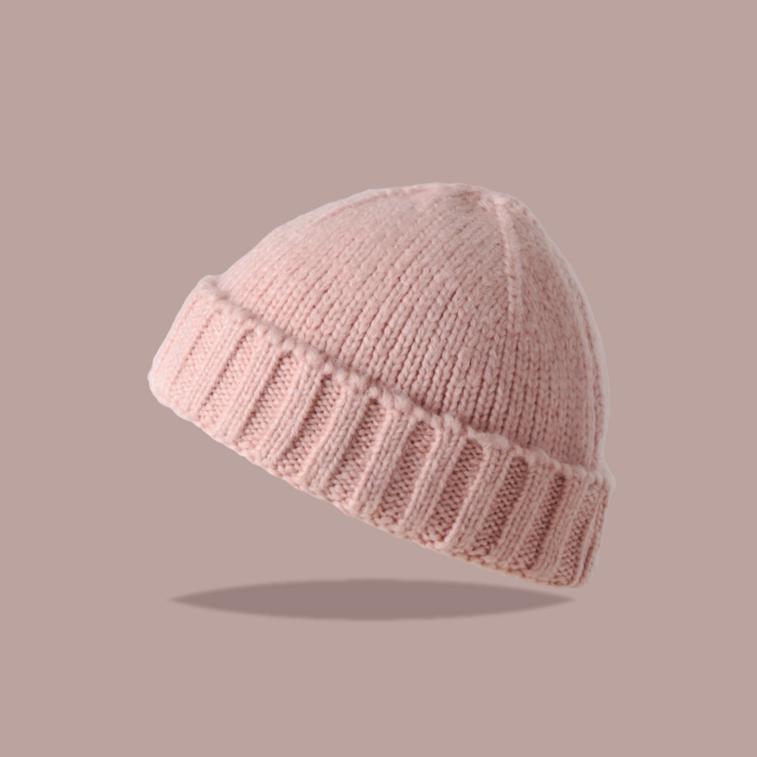 Chunky Knit Fold Beanie