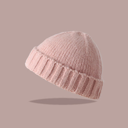 Chunky Knit Fold Beanie
