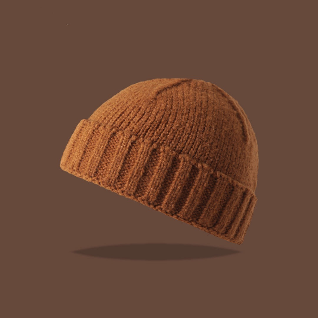 Chunky Knit Fold Beanie