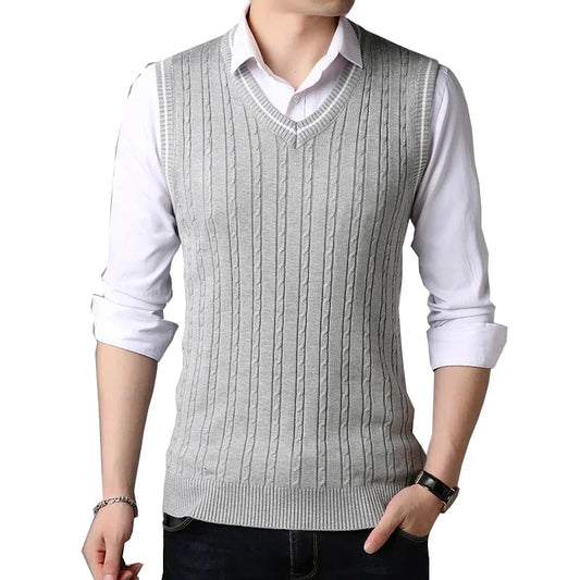 Sweater Mens Knitwear Sweater Vest for Men