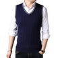 Sweater Mens Knitwear Sweater Vest for Men