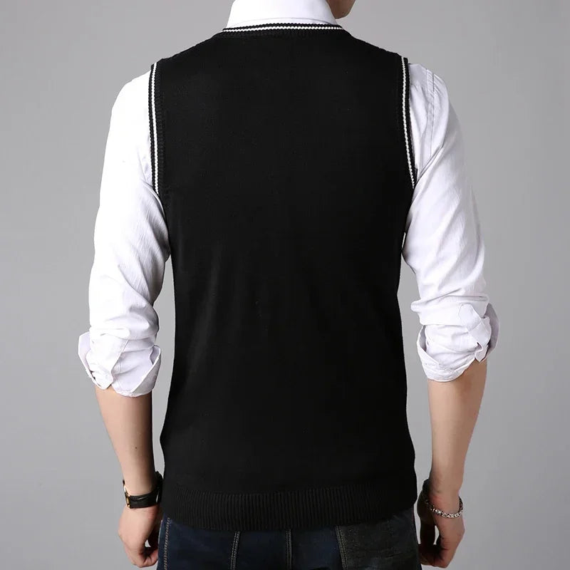 Sweater Mens Knitwear Sweater Vest for Men