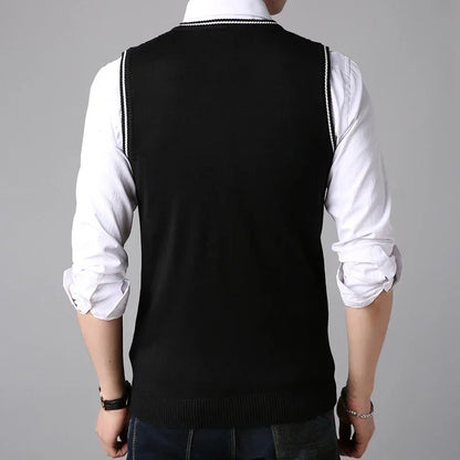 Sweater Mens Knitwear Sweater Vest for Men