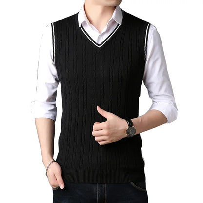 Sweater Mens Knitwear Sweater Vest for Men
