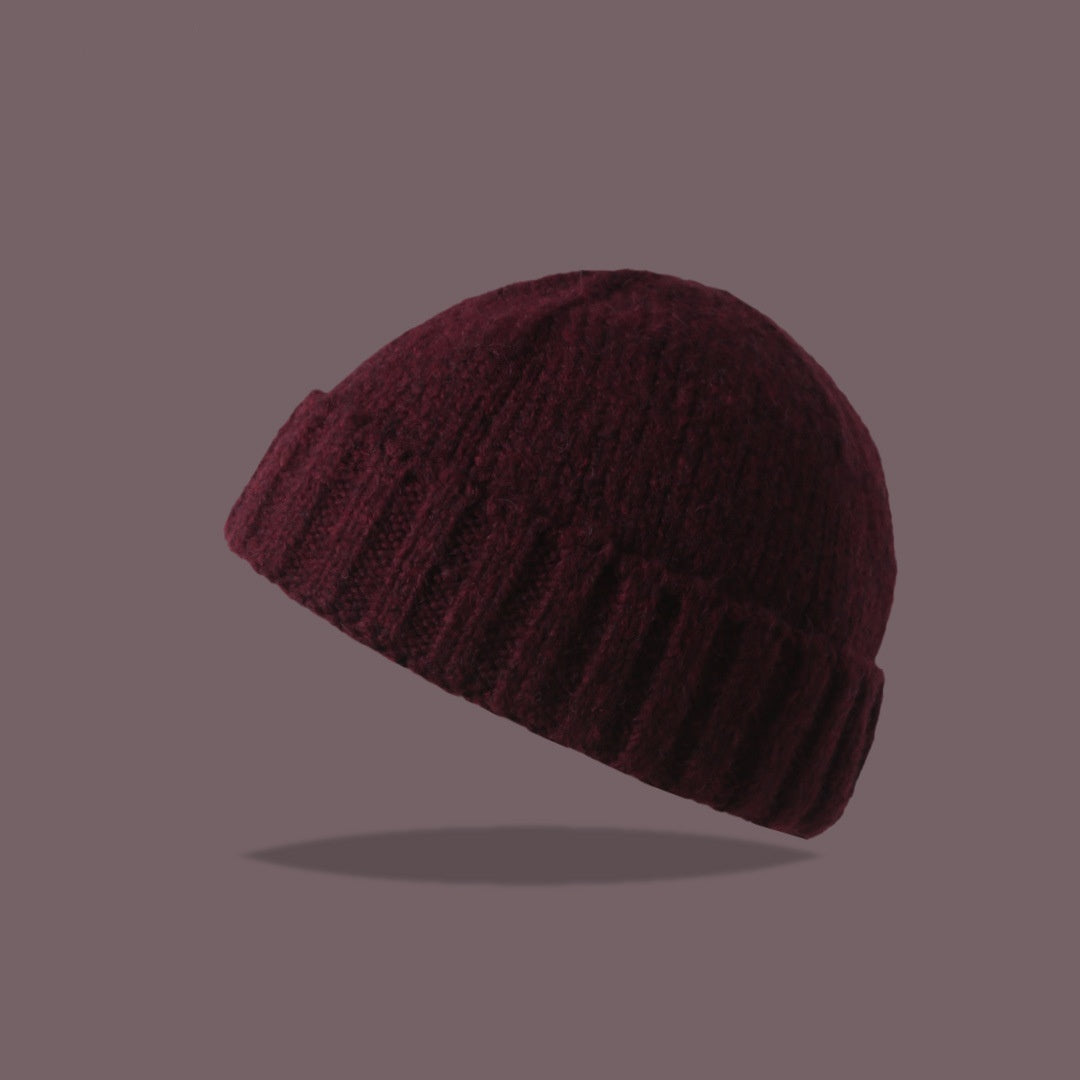 Chunky Knit Fold Beanie