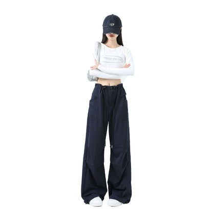 Utility Wide-Leg Cargo Pants