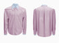 Male Niche Striped Contrasting Patchwork Shirt Top