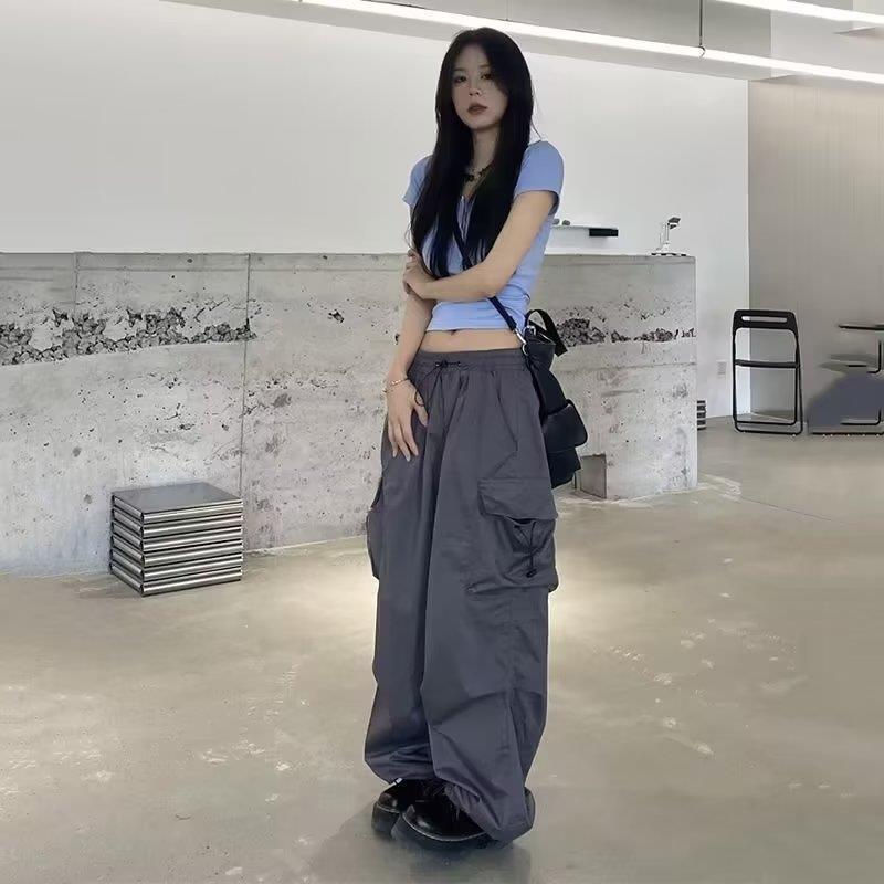 Straight Wide Leg Casual Pants