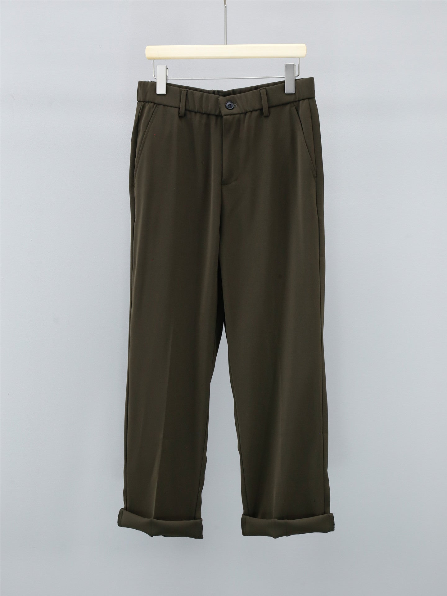 Tailored cuffed trousers