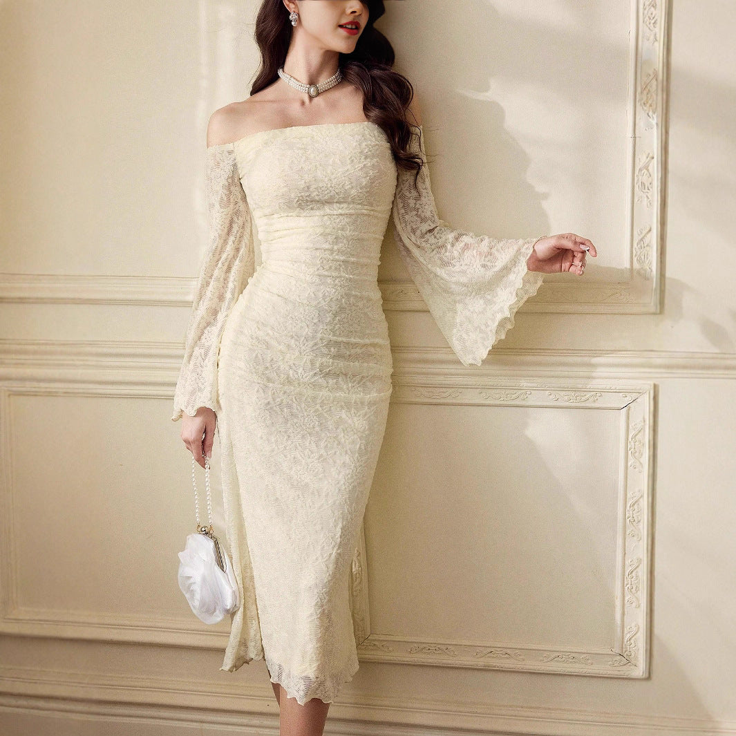 Vestido midi Ivory Belle