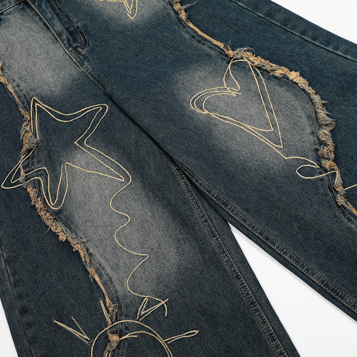 Cosmic Graffiti Baggy Jeans