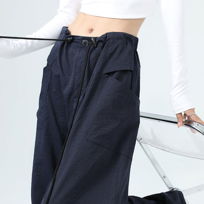 Utility Wide-Leg Cargo Pants