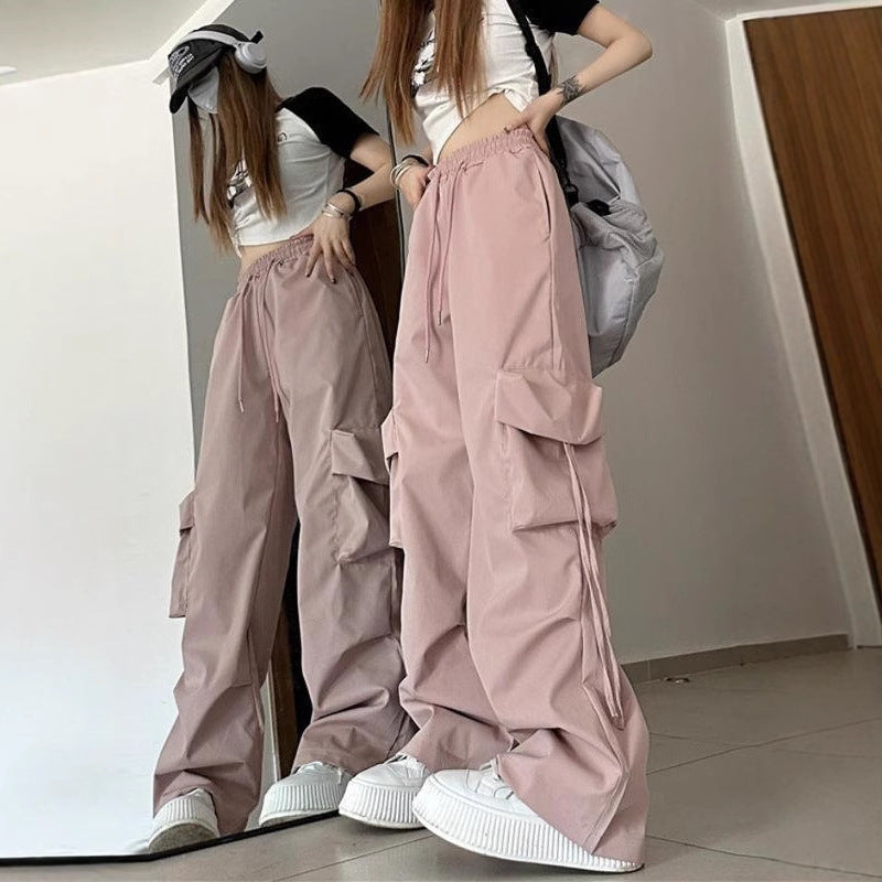 Oversized Parachute Cargo Pants