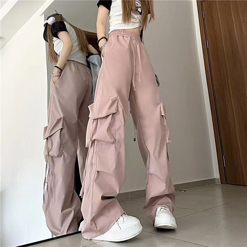 Oversized Parachute Cargo Pants