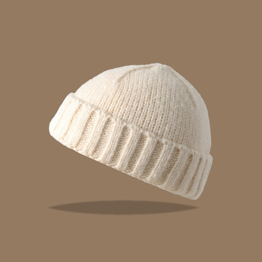 Chunky Knit Fold Beanie