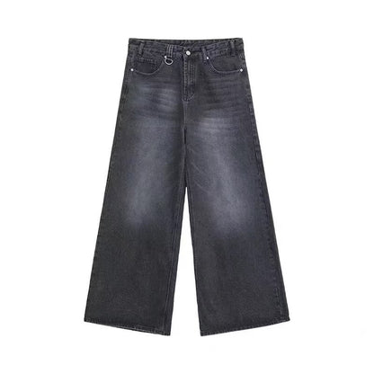 Vintage Fade Wide-Leg Jeans