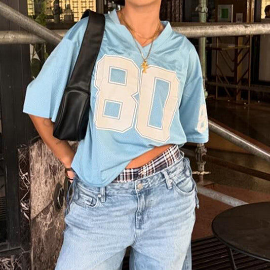 Mesh Varsity Crop Jersey 80