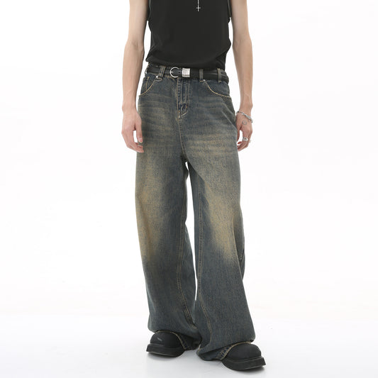 Vintage Fade Wide-Leg Jeans