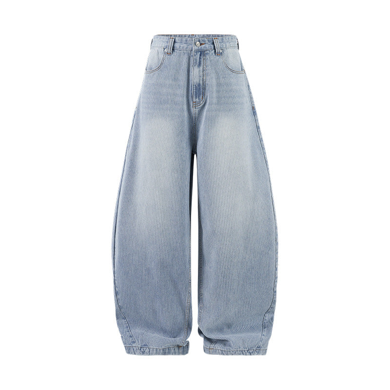 Wide-Leg Palazzo Jeans